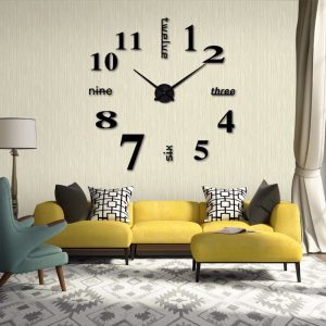 3D DIY Wall Clock – Big 7 Design