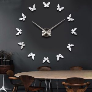 3D DIY Wall Clock – Butterfly Design