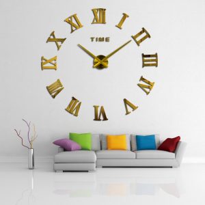 3D DIY Wall Clock – Roman Design
